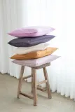 Декоративная наволочка Bongusta Papelain, хлопок, 50 50 см, фиолетовый — фото 3