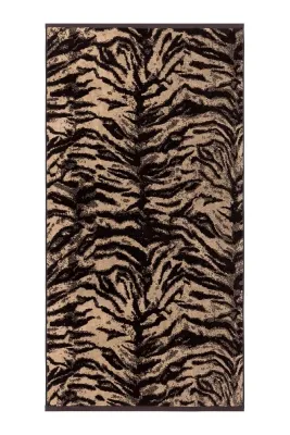 Полотенце банное Kenzo KFAUVE Naturel, хлопок, 70 120 см, коричневый