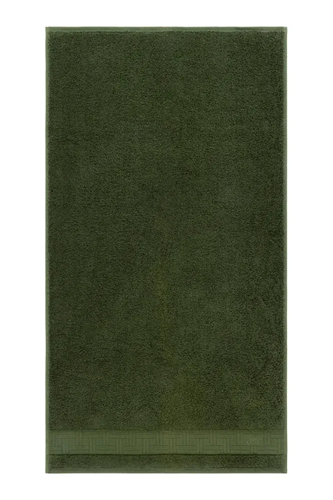 Полотенце для лица Kenzo KWEAVE Kaki, хлопок, 55 100 см, зелёный