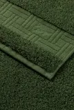 Полотенце для лица Kenzo KWEAVE Kaki, хлопок, 55 100 см, зелёный — фото 3