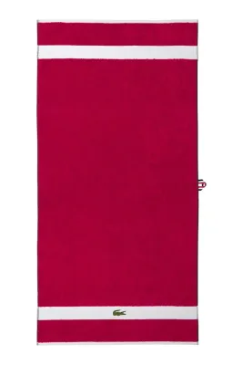 Полотенце банное Lacoste LCASUAL Bigarreau, хлопок, 70 120 см, фиолетовый
