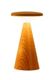 Настольная лампа Gingko Design 12 x 12 x, дерево, LED, бежевый — фото 1