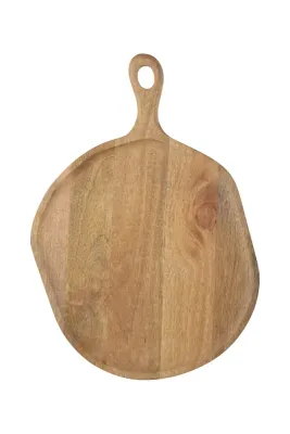 Разделочная доска J-line 57685, дерево, 58 39 см, бежевый
