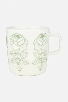 Кружка Marimekko, каменная керамика, 400 мл, белый