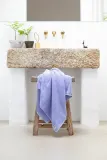 Полотенце банное Bongusta, хлопок, 100 120 см, фиолетовый — фото 2