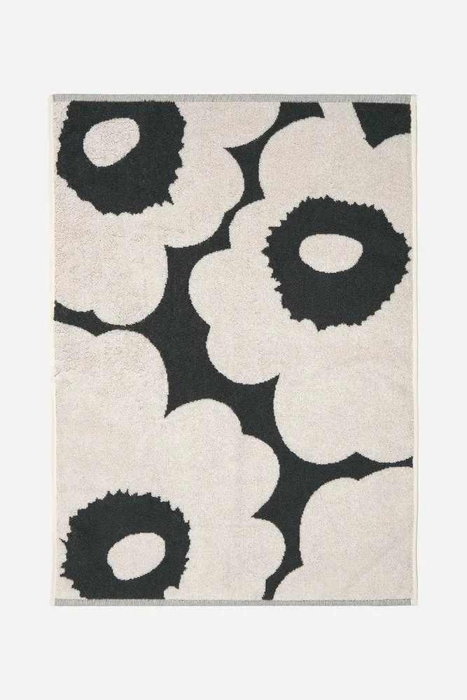 Полотенце для лица Marimekko, хлопок, 50 70 см, чёрный