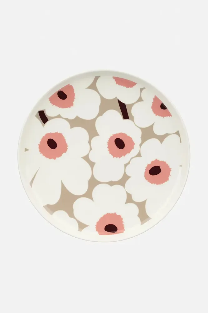 Тарелка обеденная Marimekko z kamionki, каменная керамика, 25 см, разноцветная