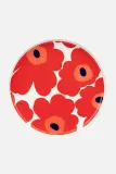 Тарелка обеденная Marimekko z kamionki, каменная керамика, 20 см, красная — фото 1