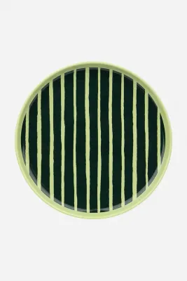 Тарелка обеденная Marimekko z kamionki, каменная керамика, 20 см, зелёная