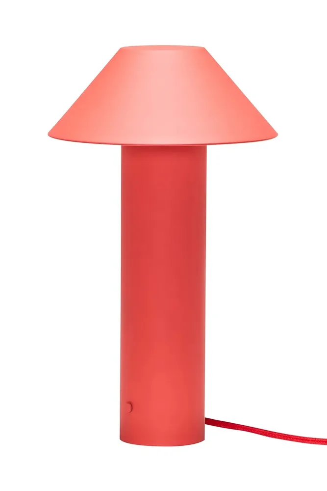 Hübsch Настольная лампа H bsch 19 x, текстиль, LED, красный