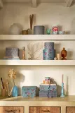 Контейнер для хранения продуктов Pip Studio porcelany 1,5 л 51009043, стекло, зелёный — фото 4
