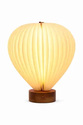 Настольная лампа Gingko Design papieru 18,2 x 7,2 x, дерево, LED, выс. 20 см, бежевый