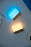 Настольная лампа Gingko Design bezprzewodowa drewna orzechowego 8 x 2,5 x, дерево, LED, бежевый — фото 3