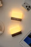 Настольная лампа Gingko Design bezprzewodowa drewna orzechowego 8 x 2,5 x, дерево, LED, белый — фото 4