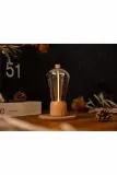 Настольная лампа Gingko Design bezprzewodowa ze szkla 6,8 x 6,8 x, стекло, LED, бежевый — фото 3