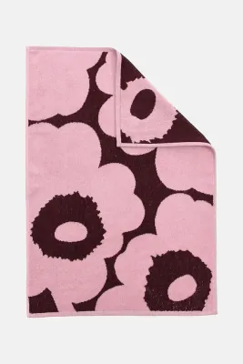 Marimekko Полотенце хлопковое, разноцветный цветочный узор, 50 x 70 см