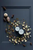 House Doctor Венок декоративный Twigs, железо, латунная отделка, 41 x 25 см — фото 3