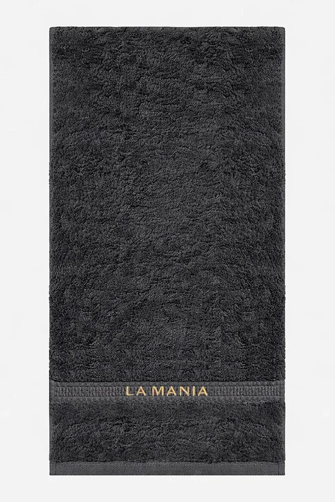Полотенце для лица La Mania, хлопок, 50 30 см, графитовый