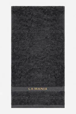 Полотенце для лица La Mania, хлопок, 50 30 см, графитовый