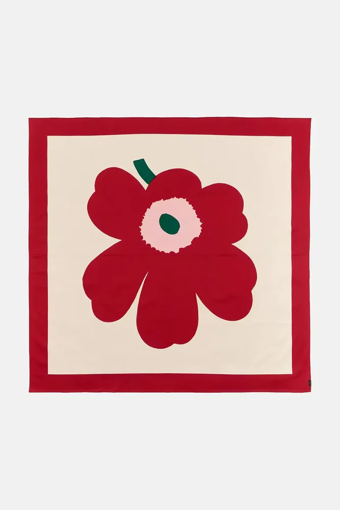 Marimekko Unikko Скатерть хлопковая, 140 x 140 см
