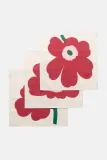 Marimekko Unikko Набор салфеток из хлопка и льна, 3 шт., 45 x 45 см — фото 1