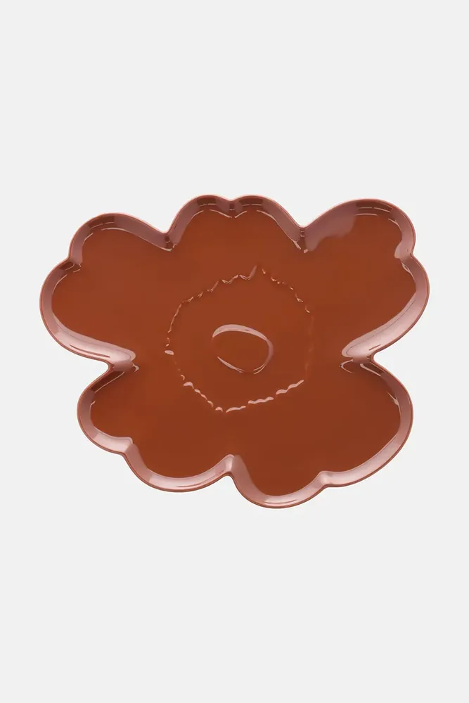 Marimekko Unikko Тарелка сервировочная из каменной керамики, 32 см