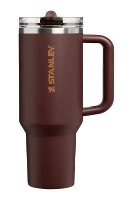 Stanley Термокружка Quencher ProTour Flip Straw из нержавеющей стали, коричневая, 1,18 л