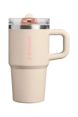 Stanley Термокружка Quencher ProTour Flip Straw из нержавеющей стали, бежевая, 0,59 л