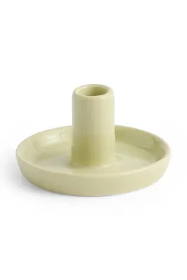 HAY Подсвечник декоративный Disc, терракота, бежевый, 4 x 7 см