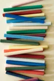 HAY Набор декоративных свечей Square Candle mix, 4 шт., матовые, 24 см — фото 3