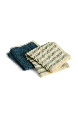 HAY Canteen Набор кухонных салфеток из органического хлопка, две штуки, 31 x 31 см