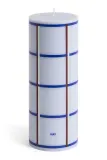 HAY Свеча декоративная Column Candle, синяя, растительный воск, 20 x 8 см — фото 1