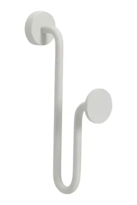 Hubsch Swing Крючок настенный из железа, белый, 7 x 2,5 x 13 см