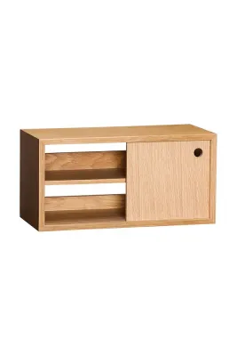 Hubsch Slide Полка навесная с раздвижными дверцами, МДФ, 40 x 20 x 20 см