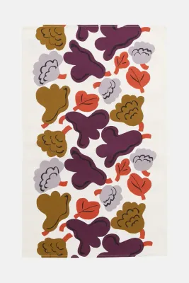 Marimekko Kukasta Kukkaan Полотенце кухонное из хлопка и льна, разноцветное, 43 x 70 см